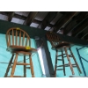 Image 1 : 2 WOODEN STOOLS