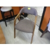 Image 1 : WOOD FRAMED UPHOLSTERED DINING CHAIR W/ARMS