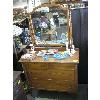 Image 1 : ANTIQUE 4 DRAWER MIRRORED DRESSER