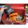Image 2 : RED BOX W/BLACK & DECKER PLANER & PALM SANDER & SM. RED BOX