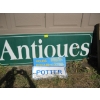 Image 1 : 3 SIGNS - POTTER, ANTIQUES & HOUR SIGN
