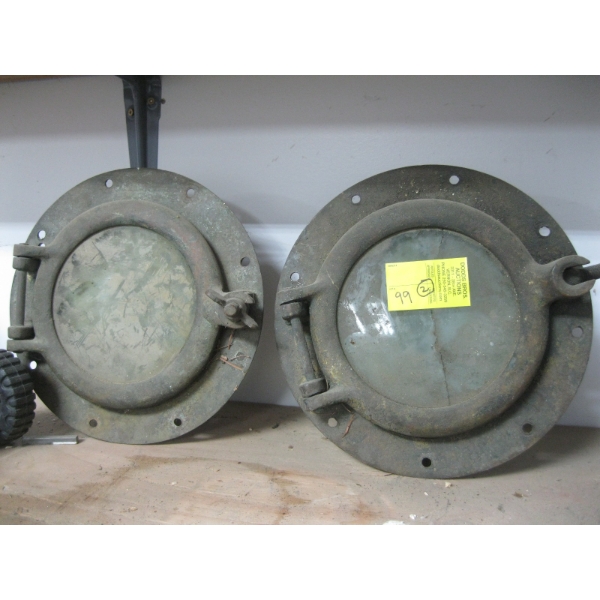 2 BRASS PORT HOLES
