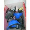 Image 2 : BIN OF MISC. BREATHER MASKS, KNEEPADS, HARDHATS, ETC.