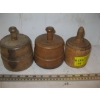 Image 1 : 3 WOODEN BUTTER MOLDS