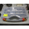 Image 1 : DOUBLE SIDED CASE W/MISC. BRASS FITTINGS, ETC.