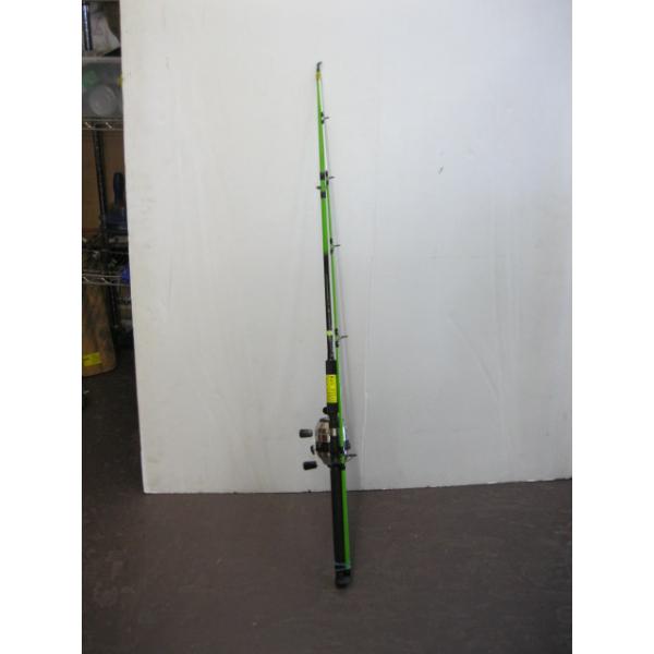 GREEN ROD & UNIQUE CHROME REEL
