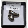 Image 1 : SILVER .925 RING 5.5G, SZ 7 1/4