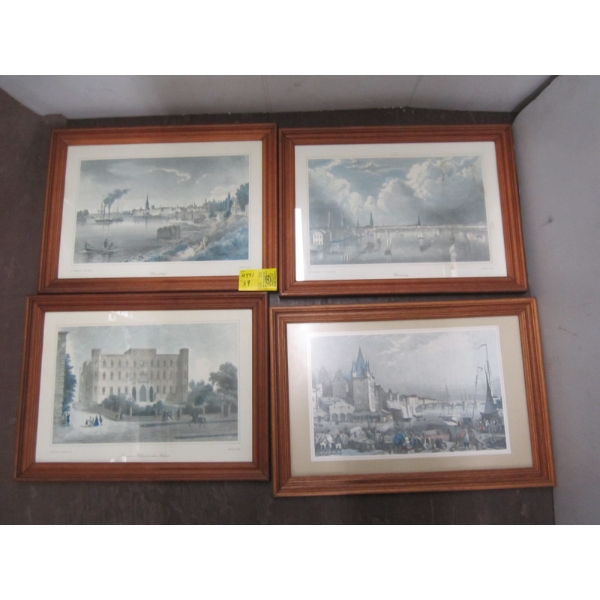 SET OF 4 FRAMED PICTURES