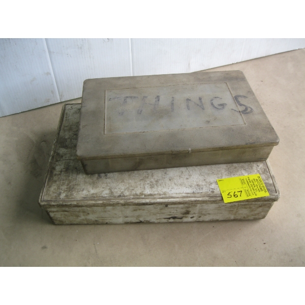 2 CONTAINERS OF ASST. FITTINGS, SPRINGS, O RINGS, ETC.