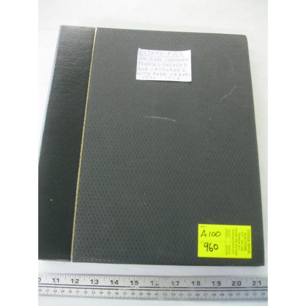BINDER OF RARE CDN PENNIES