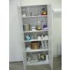 Image 3 : 2 DOOR WHITE CABINET, APPROX. 30"X72"