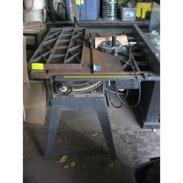 CRAFTSMAN 10" CAST DECK TABLE SAW W/EXTENSION