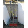 Image 1 : BUNDLE OF ASST. SNOWSHOVELS & BROOM