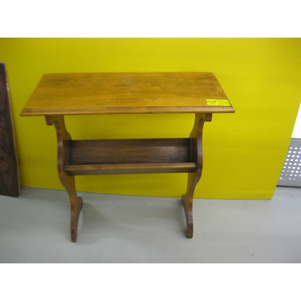 ANTIQUE MAGAZINE END TABLE
