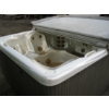 Image 3 : BEACHCOMBER HOT TUB - MOSTLY NEW PUMP PARTS, NEW HEATER, 1 PUMP NEEDS WORK