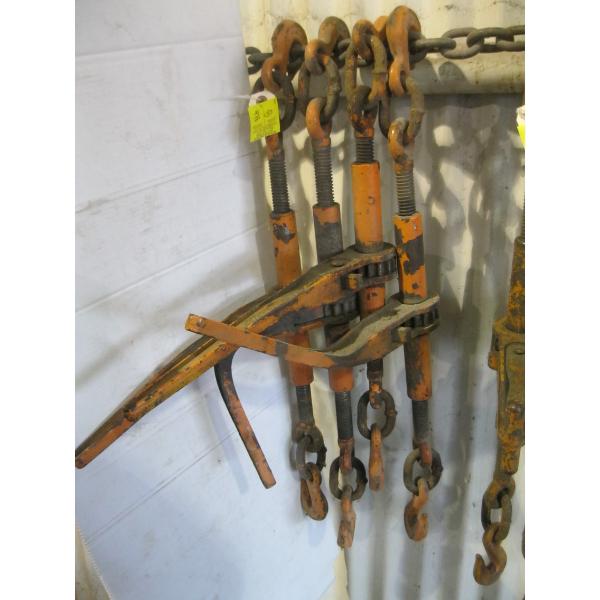 4 RATCHETING CHAIN BOOMERS