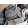 Image 4 : TUB OF MISC. ITEMS - PUMP, FILTER, SHELVING UNIT, ETC.