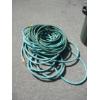 Image 2 : 2 GARBAGE CANS, 2 HOSES & BASKET OF GARDEN SUPPLIES