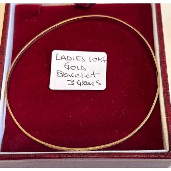 LADIES 10KT GOLD BRACELET, 3G