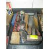 Image 1 : TRAY OF MISC. EASY OUTS, BRUSHES, TAPE MEASURE, SOCKETS, ETC.