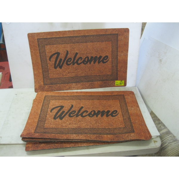 6 NEW WELCOME MATS