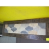 Image 3 : TILE INLAID WOOD & METAL HALL TABLE