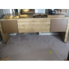 Image 3 : DESK, CREDENZA & CHAIR W/CARPET SAVER MAT