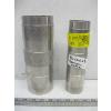 Image 1 : 2 BRUTALIST GERMAN LATHE TURNED METAL VASES