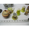 Image 3 : MISC. METAL FIGURINE, HAND PAINTED CHINA, ETC.
