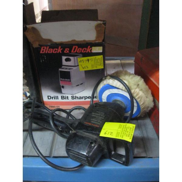 BLACK & DECKER DRILL BIT SHARPENER & SANDER POLISHER