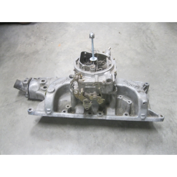 EDELBROCK HIGHRISE MANIFOLD W/EDELBROCK CARB - 289 INTAKE 66