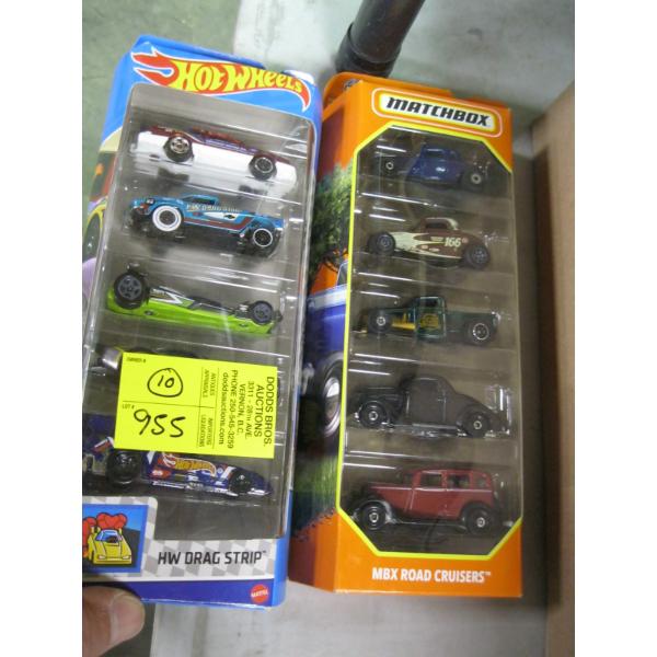 10 NEW CARS - MATCHBOX & HOTWHEELS