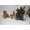 Image 2 : COLLECTABLE BEAR FIGURINES, FOUNTAIN, METAL EGG, ETC.