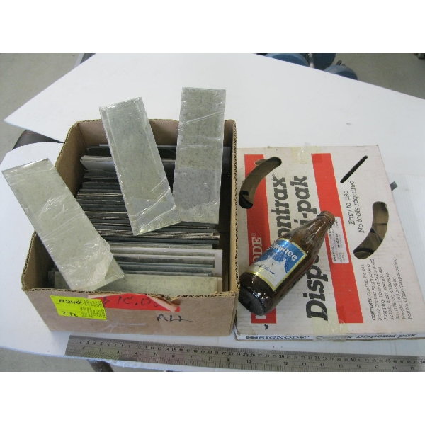 MISC. TILE PIECES, GLASS MIRROR TILE PIECES, ETC.