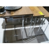 Image 2 : 3 NESTING TABLES W/CHROME LEGS