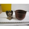 Image 7 : 3 BOXES OF MISC. CANDLEHOLDERS, CANNISTERS, ETC.