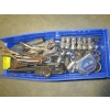 Image 1 : PLASTIC BIN OF MISC. SOCKETS, VISE GRIPS, PIPE WRENCHES, ETC.