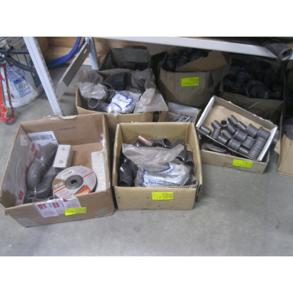 MISC. IRON PIPE PIECES, ETC.