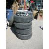 Image 1 : 4 195/65R15 JETTA TIRES 5 BOLT RIMS W/HUBCAPS