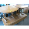 Image 1 : DROP LEAF COFFEE TABLE & 2 MATCHING END TABLES
