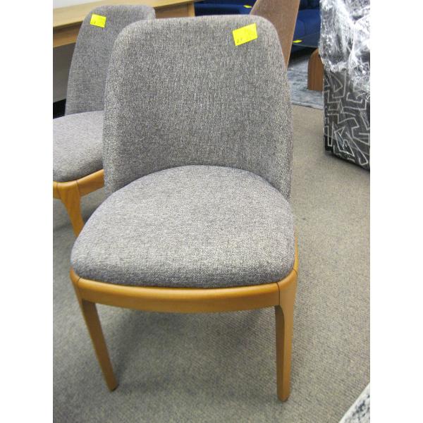 GREYISH UPHOLSTERED CHAIR