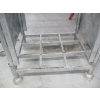 Image 2 : 2 METAL STACKING RACKS/PALLETS W/2 SIDE PANELS