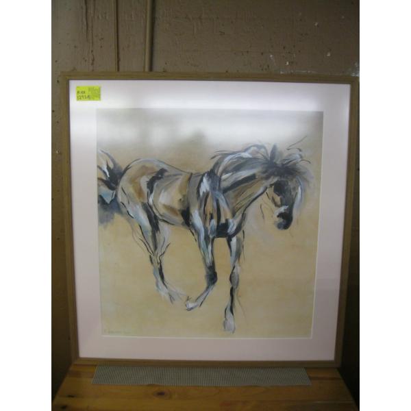 SIGNED HORSE PICTURE