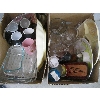 Image 1 : 2 BOXES MISC. BAKING DISHES, MUGS, SERVING PLATES, WATER BOTTLES, ETC.