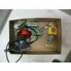 Image 3 : MISC. MASTERCRAFT SANDER, JUMPER CABLES, TIE DOWN STRAPS, SM. TOOLBOX, ETC.