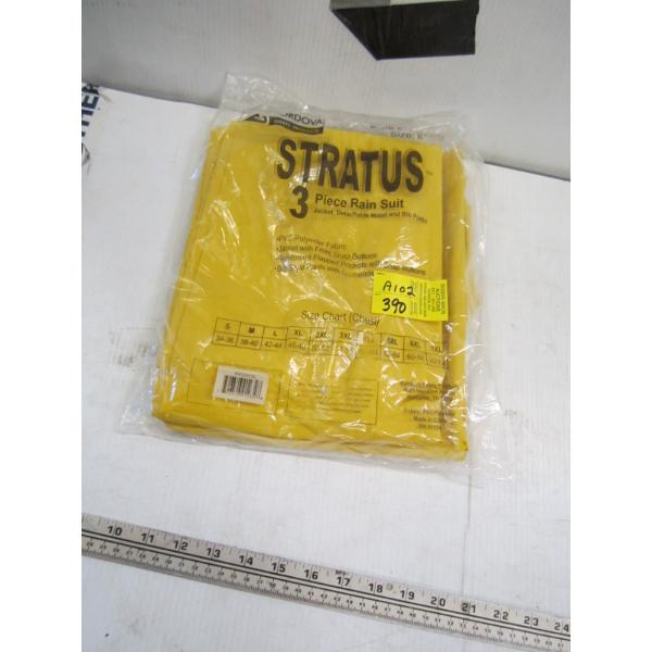 NEW 3 PIECE RAIN SUIT, SZ XL