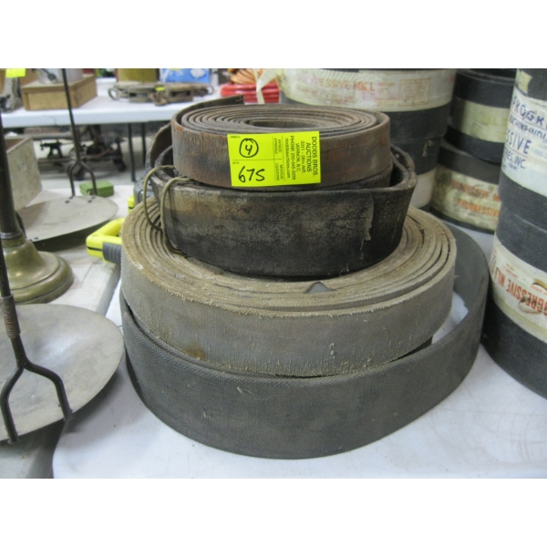 4 VARIOUS LENGTH DRIVE BELTS