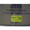 Image 3 : 2 BOXES OF 12" SLATWALL BLACK SCANNER HOOKS