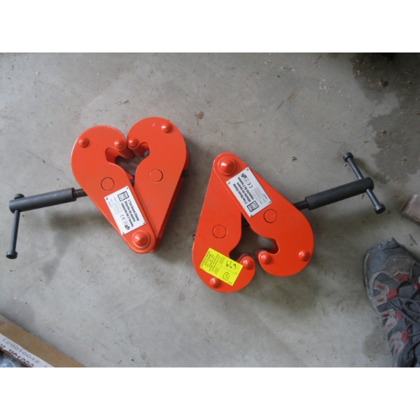 2 - 2 TON BEAM CLAMPS