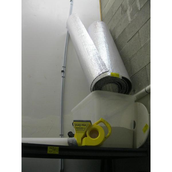 DUSTIN-MIZER, MISC. ROLL OF INSULATION, ETC.